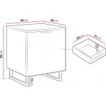 Κομοδίνο Delino -Mauro-Prasino