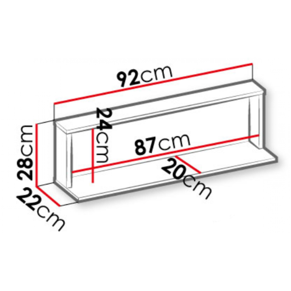 Κρεμαστό ράφι Spot