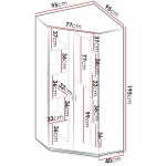 Ντουλάπα Qubic 2D Γωνιακή
