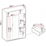 Ντουλάπα Qubic 3D1S Τρίφυλλη