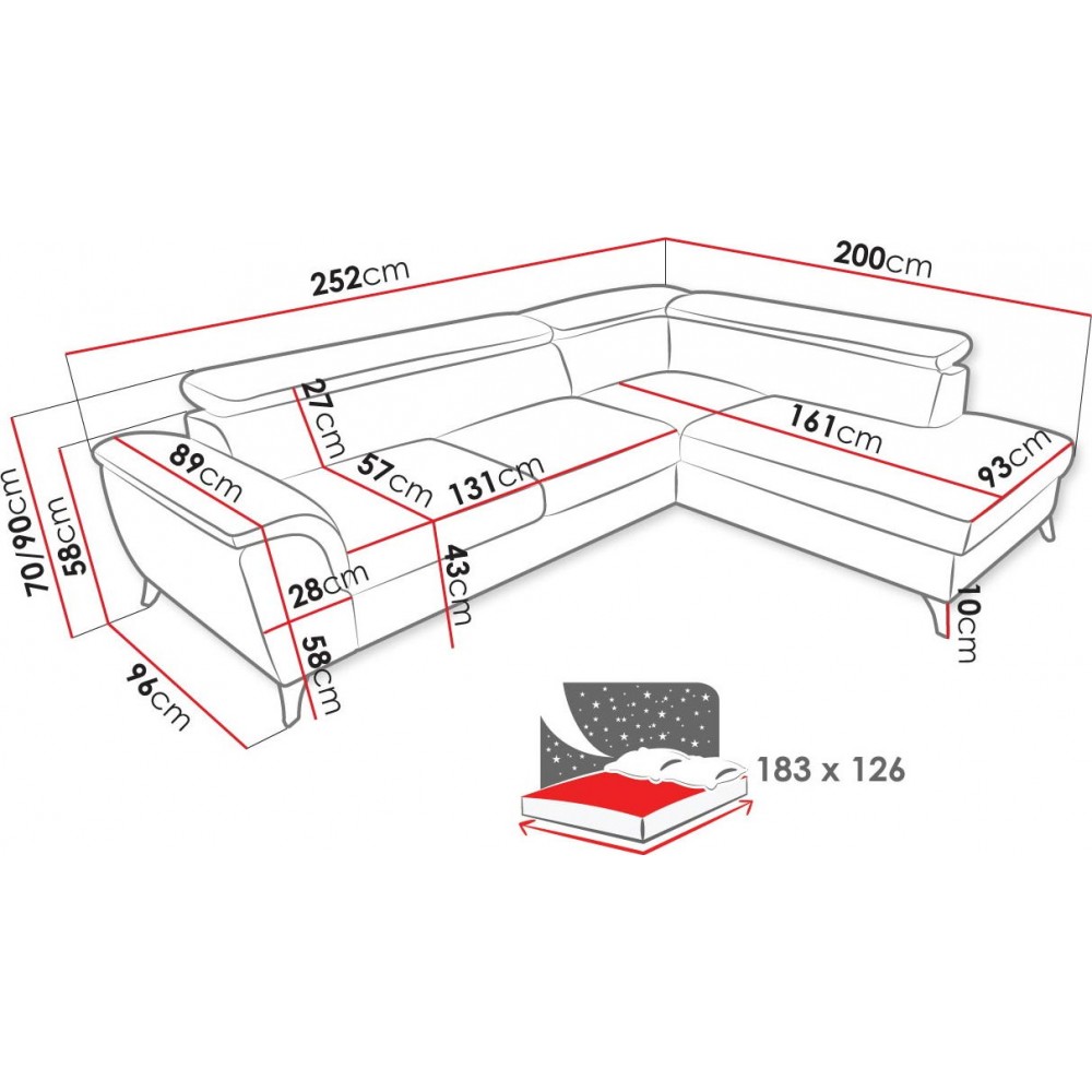 Γωνιακός καναπές Aldeia-Anthraki-Αριστερή