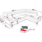 Γωνιακός καναπές Aldeia-Anthraki-Αριστερή