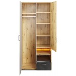 Ντουλάπα Qubic 2D1S Δίφυλλη