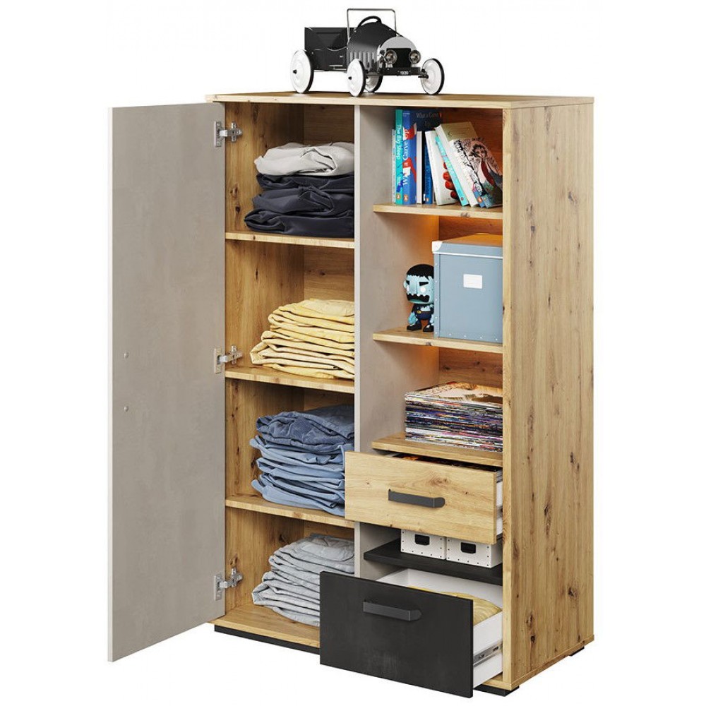 Ντουλάπα Qubic 1D2S Γραφείου