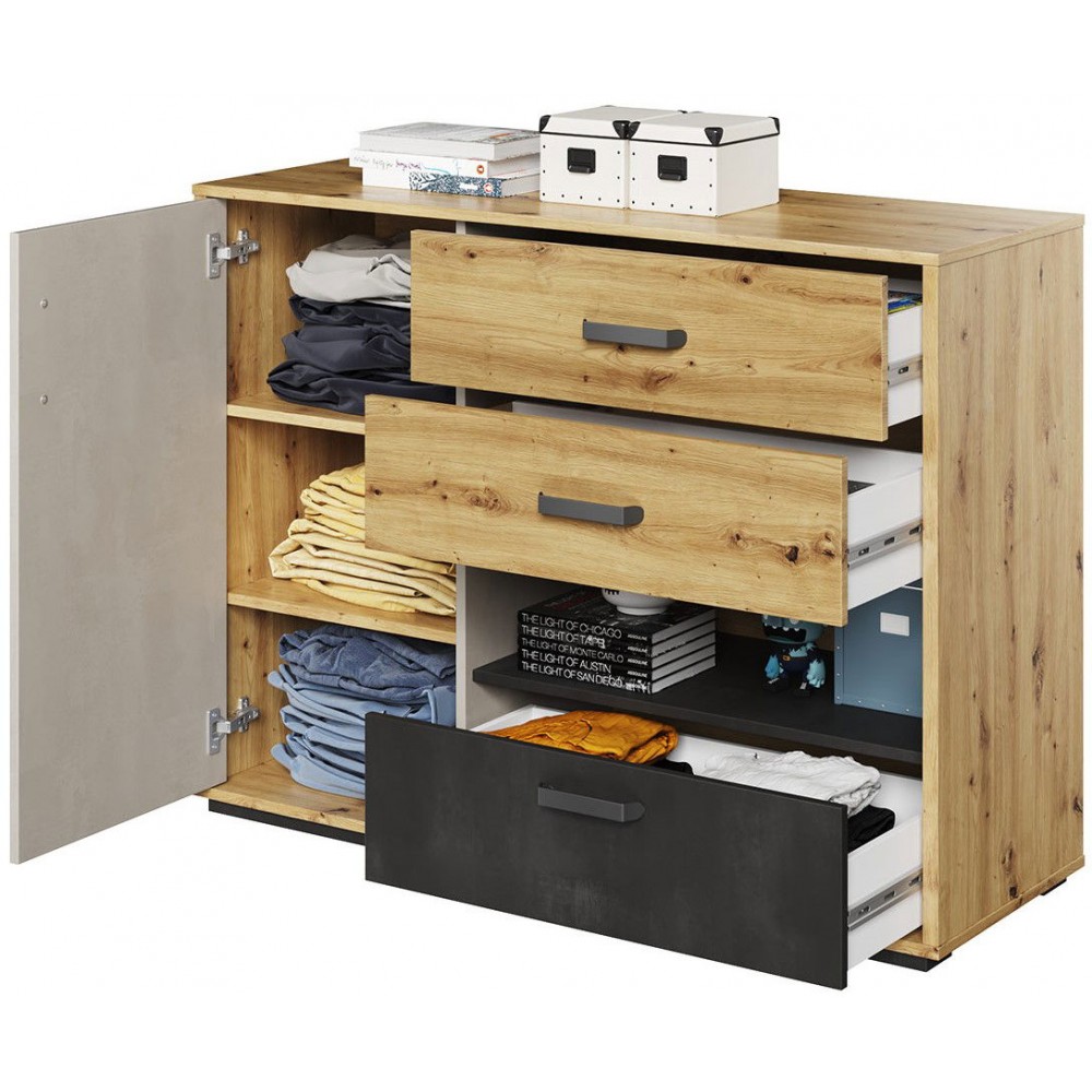 Συρταριέρα Qubic 1D3S