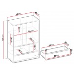 Ντουλάπα Imola 2D1S Γραφείου
