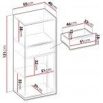 Επιδαπέδιο ντουλάπι Imola 1D1S