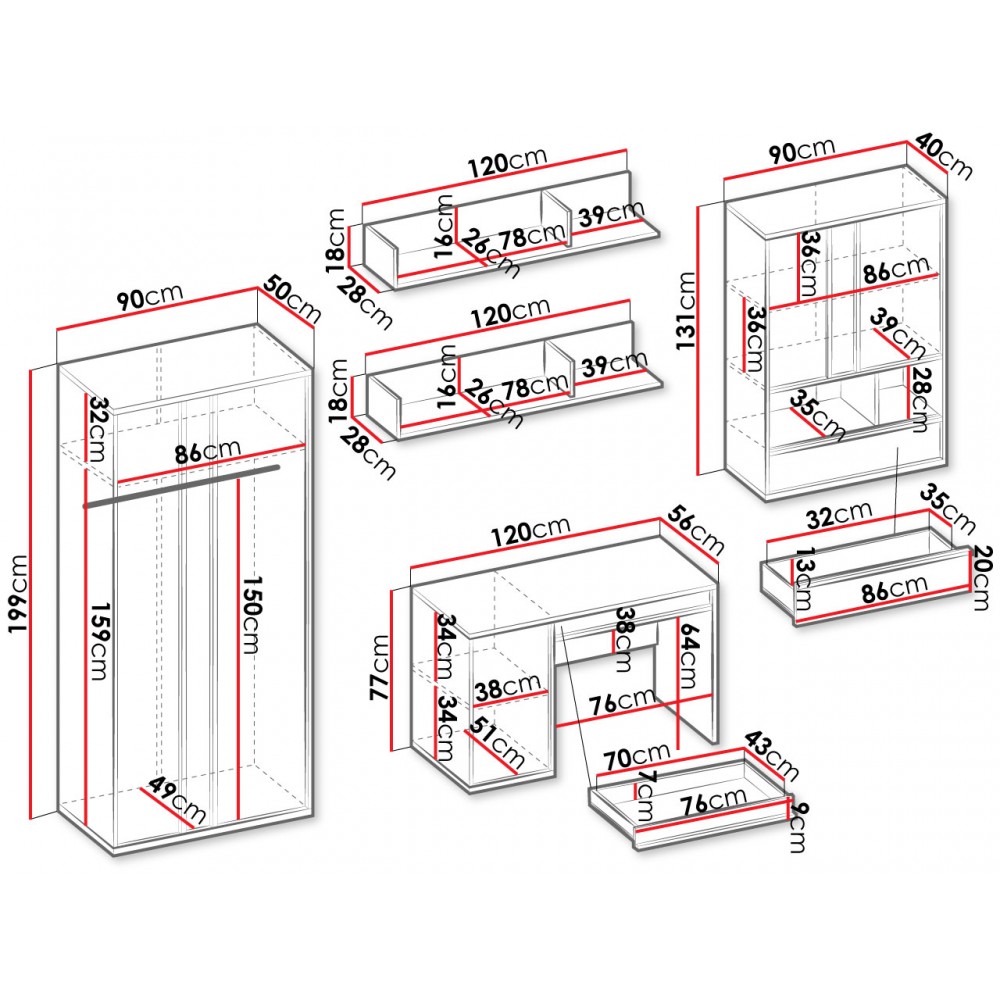 Γραφείο Imola 1D1S