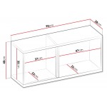 Κρεμαστό ντουλάπι Imola 1D