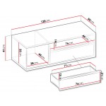 Έπιπλο τηλεόρασης Imola 1D1S