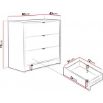 Συρταριέρα Tireno 3SZ-Leuko