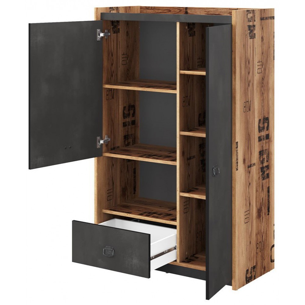 Ντουλάπα Fargo Mini 2D1S Δίφυλλη