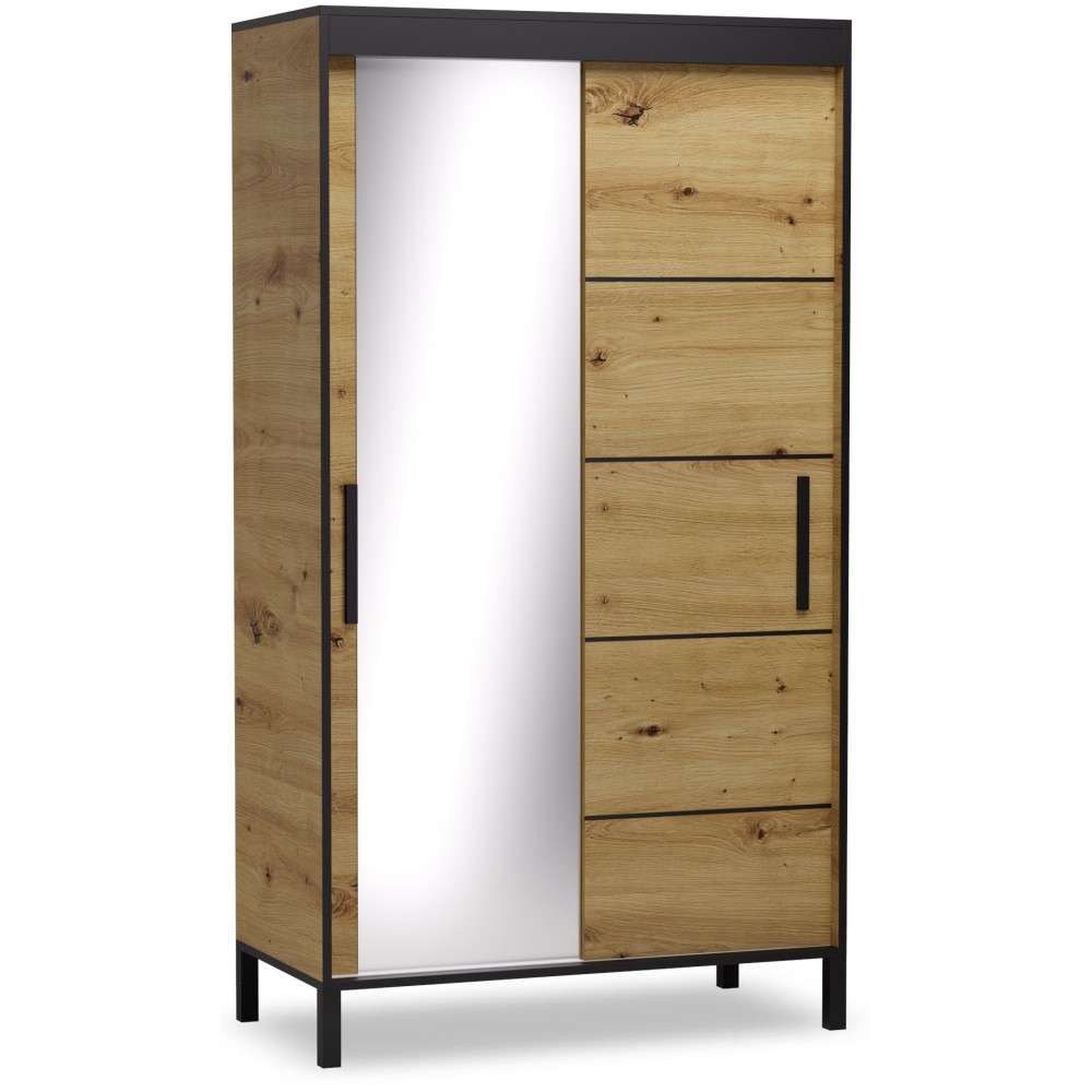 Ντουλάπα Curt-Μ συρόμενη-Artisan 120x60x221