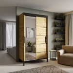Ντουλάπα Curt-Μ συρόμενη-Artisan 120x60x221