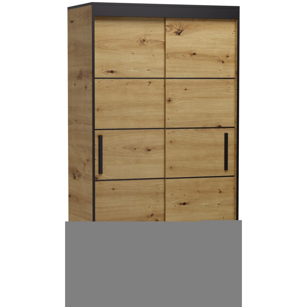 Ντουλάπα Curt συρόμενη-Artisan-Mauro 120x60x221