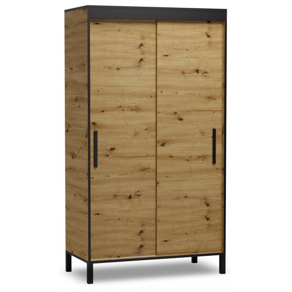Ντουλάπα Rusell συρόμενη-Artisan-Mauro 120x60x221