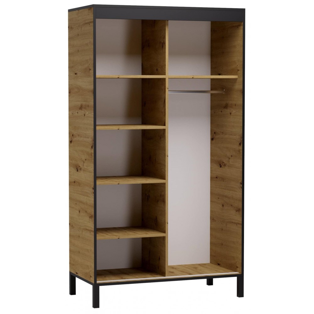 Ντουλάπα Rusell συρόμενη-Artisan-Mauro 120x60x221