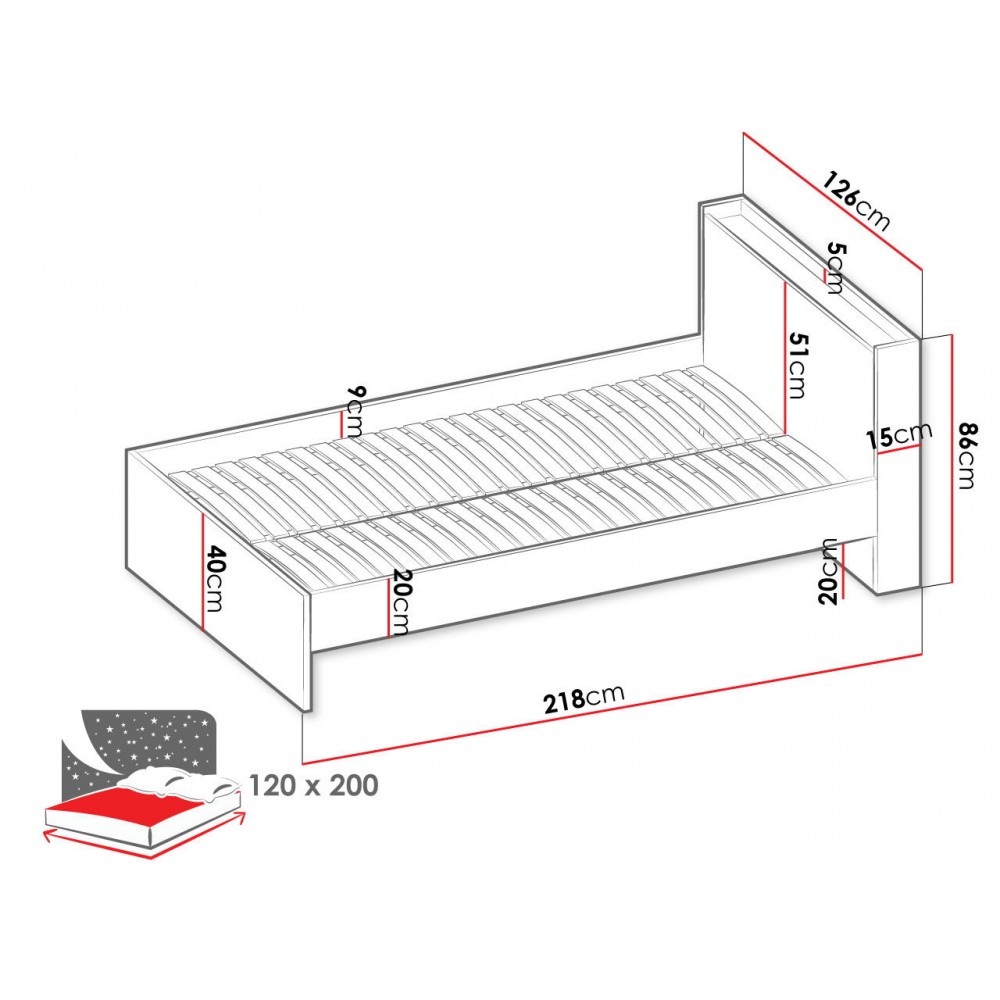 Κρεβάτι Fargo 120
