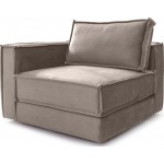 Δεξί τμήμα modular καναπέ Bella-Mpez Anoixto