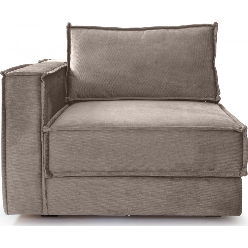 Δεξί τμήμα modular καναπέ Bella-Mpez Anoixto