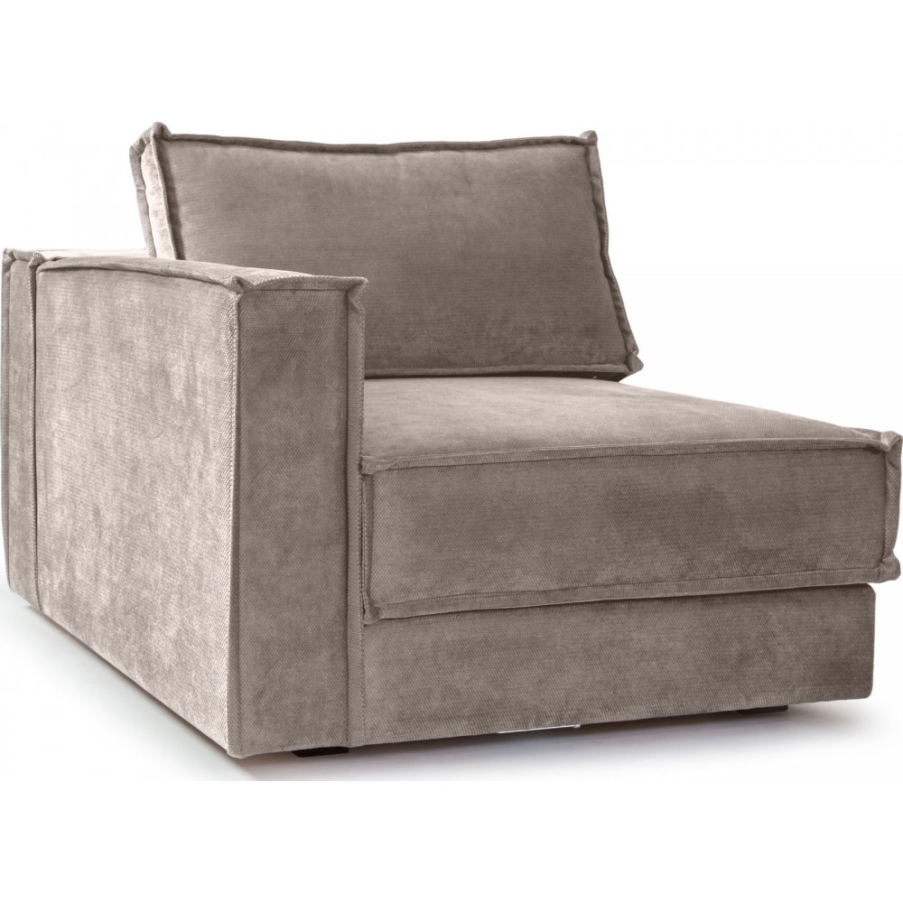 Δεξί τμήμα modular καναπέ Bella-Mpez Anoixto