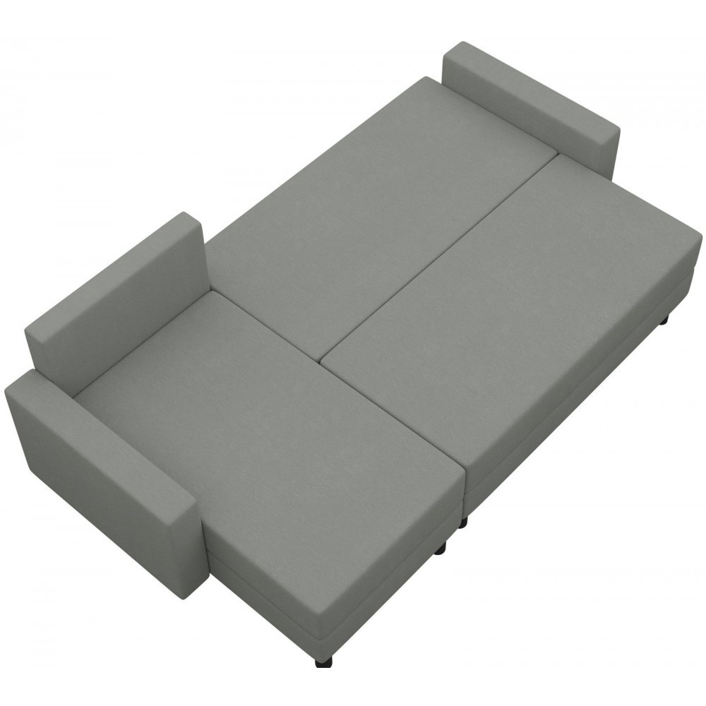 Γωνιακός καναπές Brick-Mauro