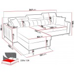 Γωνιακός καναπές Baltico I Maxi-Αριστερή-Somon