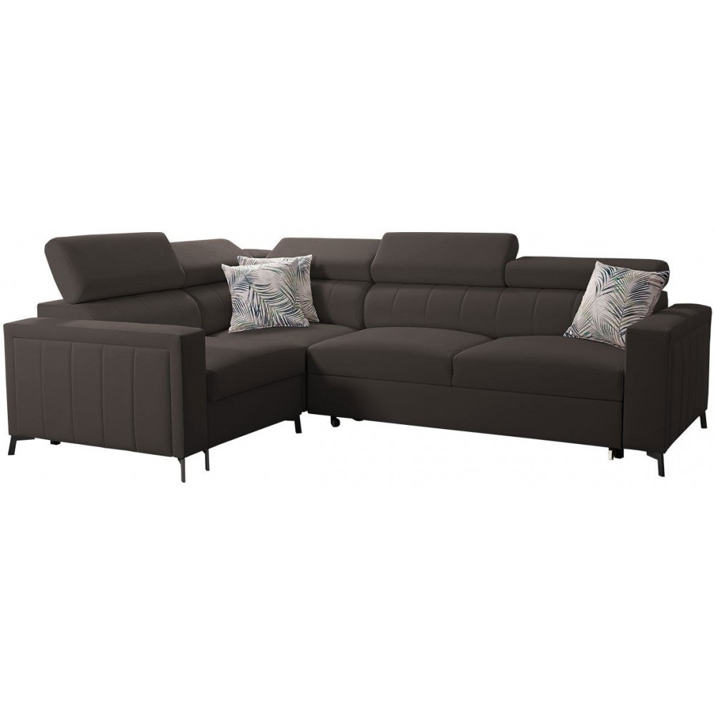 Γωνιακός καναπές Baltico II-Αριστερή-Kafe