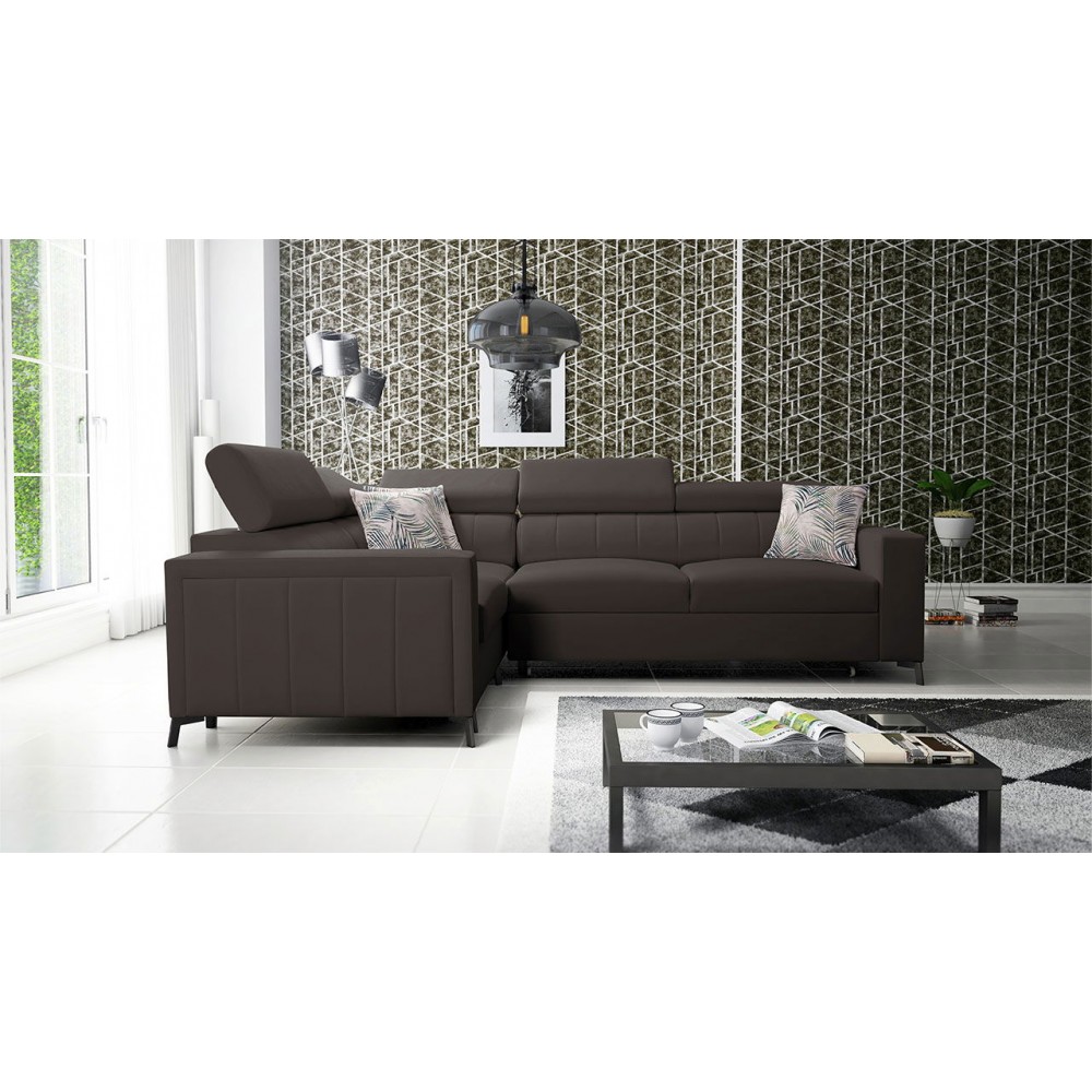 Γωνιακός καναπές Baltico II-Αριστερή-Kafe