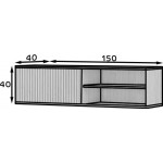 Κρεμαστό έπιπλο τηλεόρασης Natsi