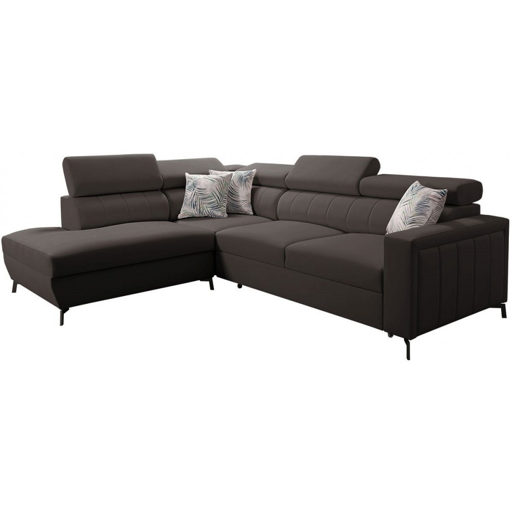 Γωνιακός καναπές Baltico III Mini-Αριστερή-Kafe