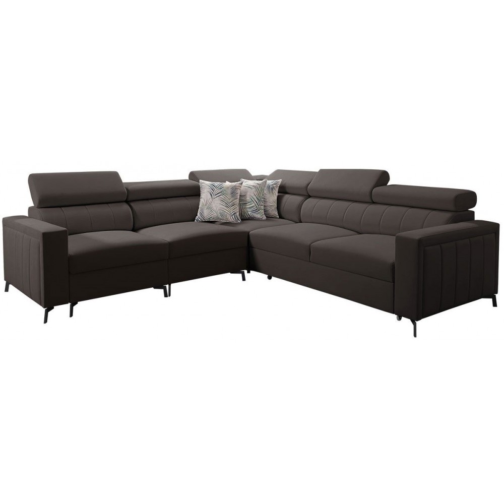 Γωνιακός καναπές Baltico IV-Αριστερή-Kafe