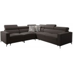 Γωνιακός καναπές Baltico IV-Αριστερή-Kafe