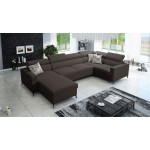 Γωνιακός καναπές Baltico V Mini-Αριστερή-Kafe