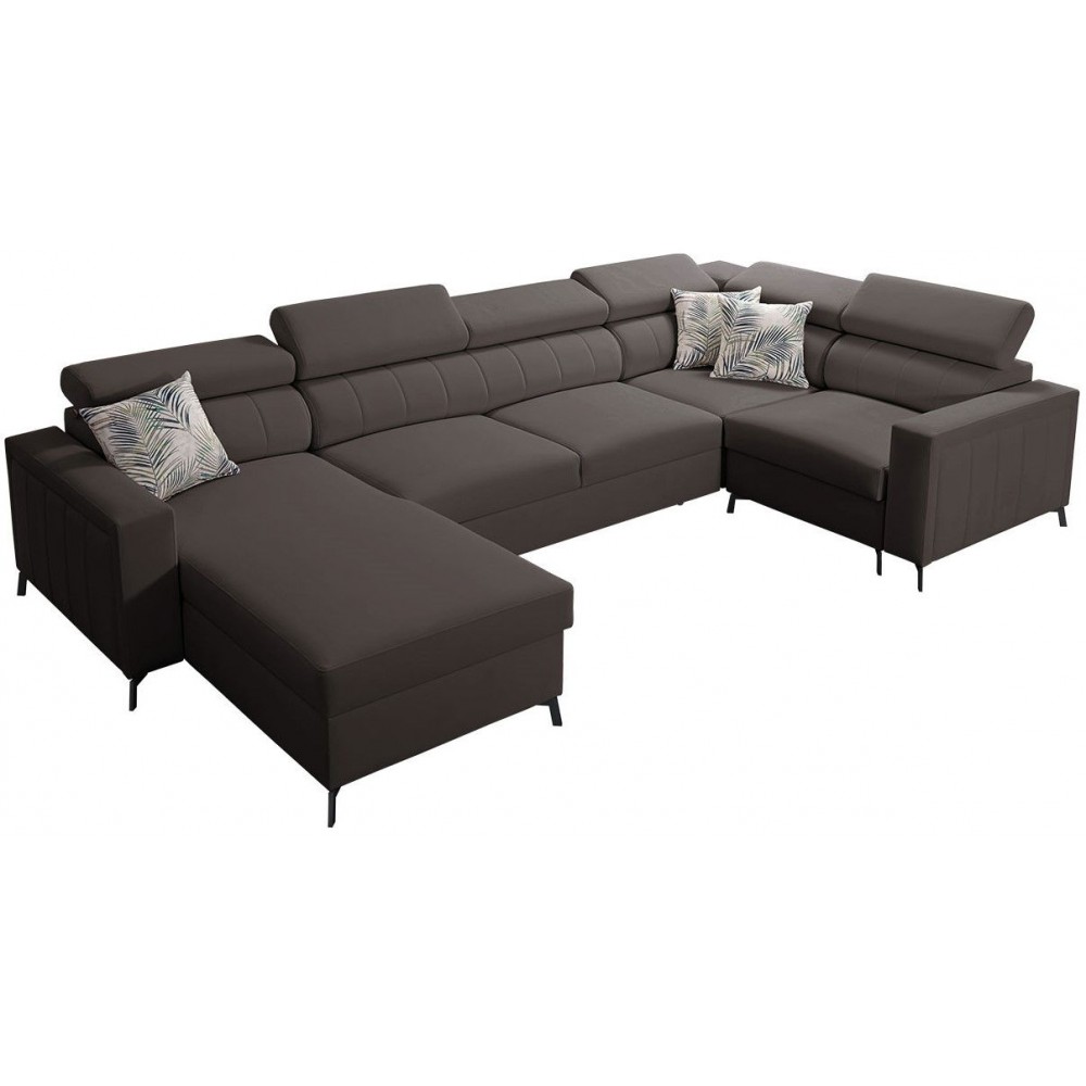 Γωνιακός καναπές Baltico V Mini-Αριστερή-Kafe