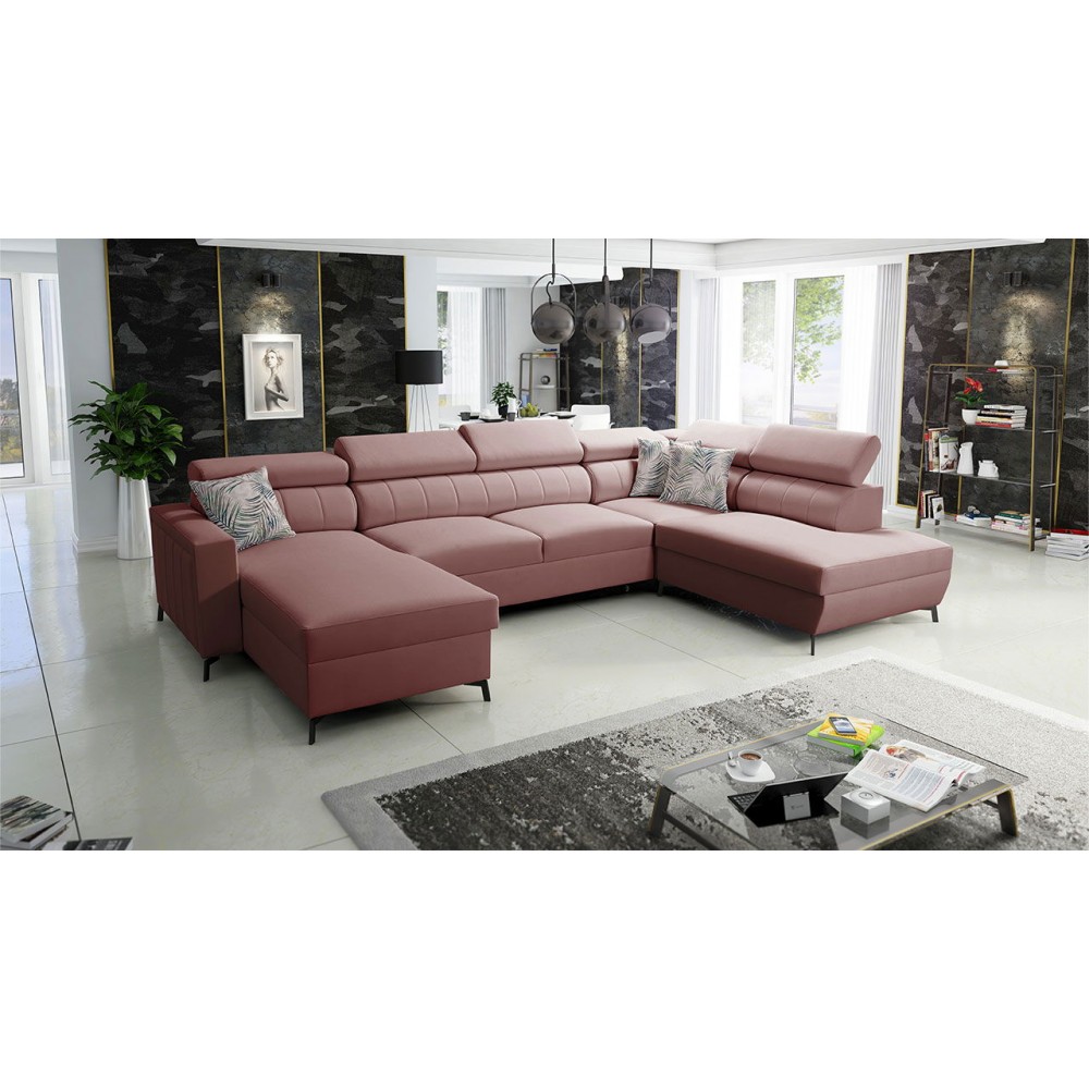 Γωνιακός καναπές Baltico VI-Αριστερή-Roz