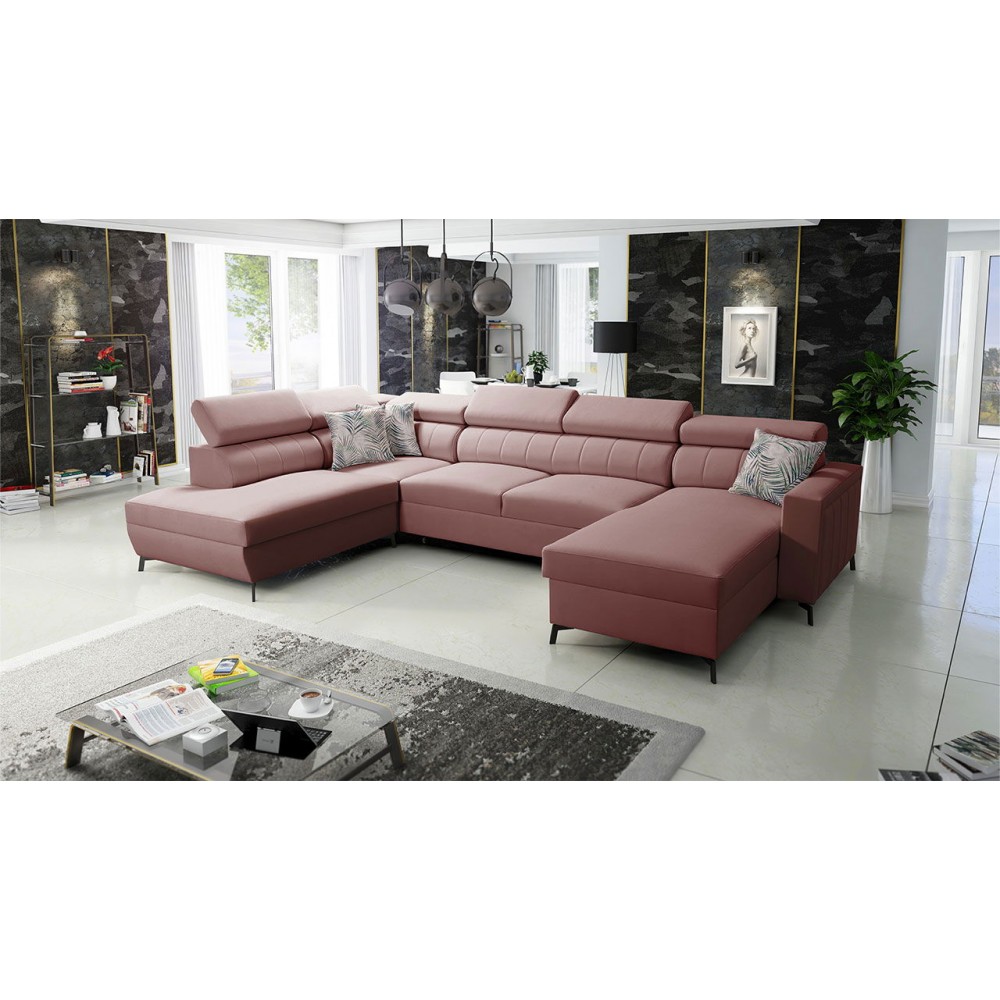 Γωνιακός καναπές Baltico VI-Δεξιά-Roz