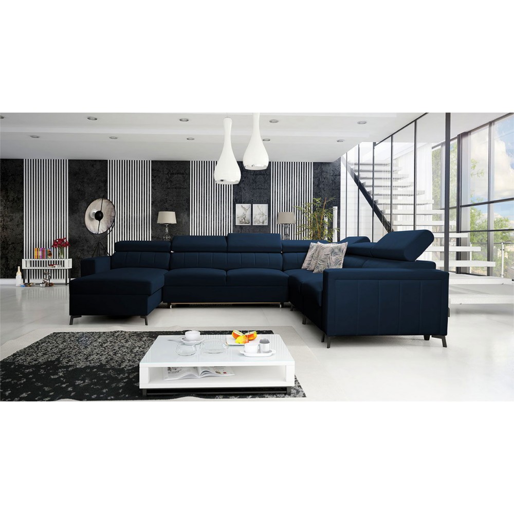 Γωνιακός καναπές Baltico VII-Αριστερή-Mple