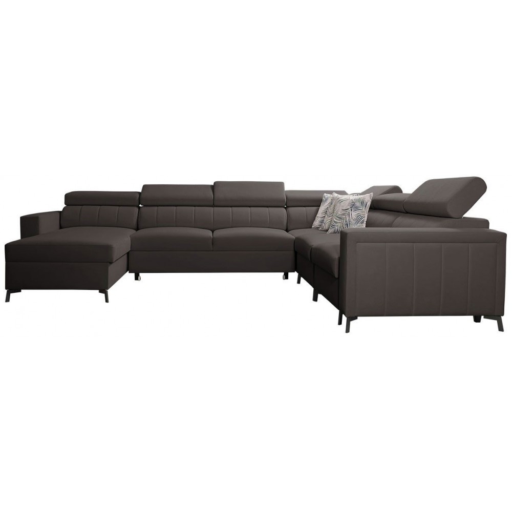 Γωνιακός καναπές Baltico VII-Αριστερή-Kafe