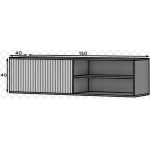 Κρεμαστό έπιπλο τηλεόρασης Oriol