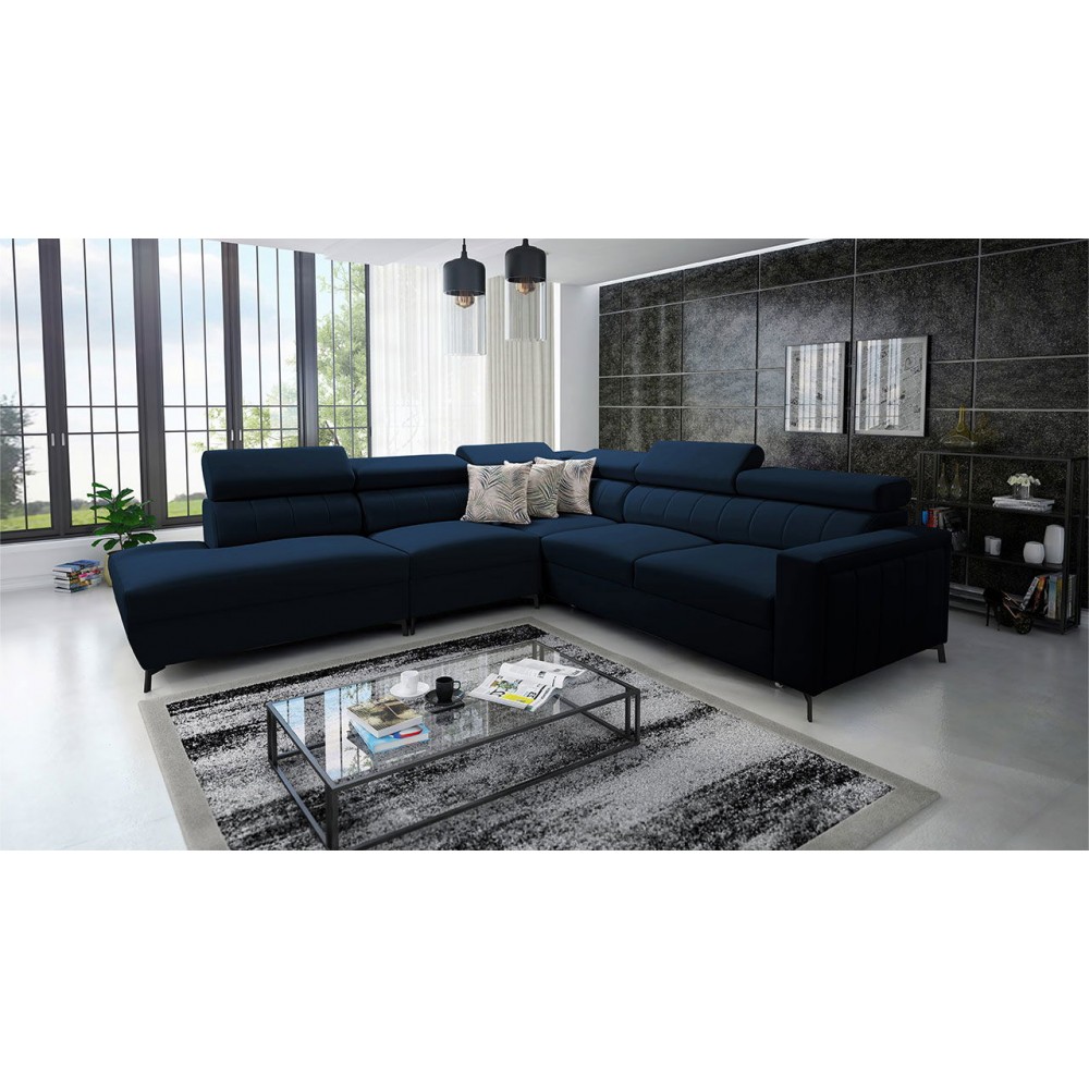 Γωνιακός καναπές Baltico VIII-Αριστερή-Mple