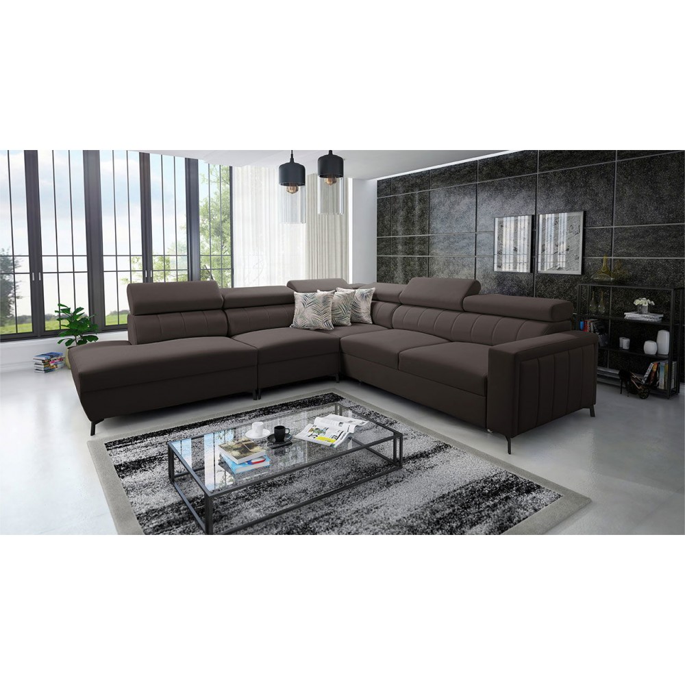 Γωνιακός καναπές Baltico VIII-Αριστερή-Kafe