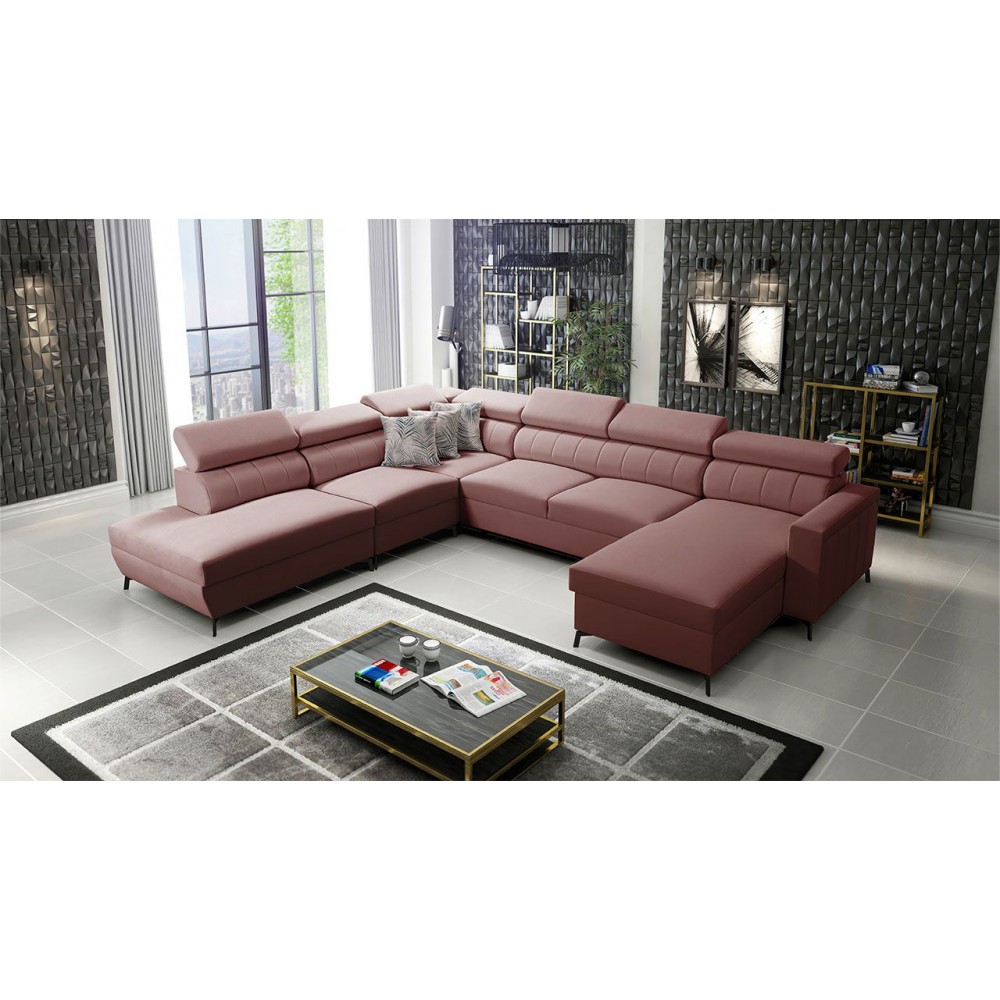 Γωνιακός καναπές Baltico IX-Δεξιά-Roz