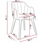 Καρέκλα Bene S105-Gkri