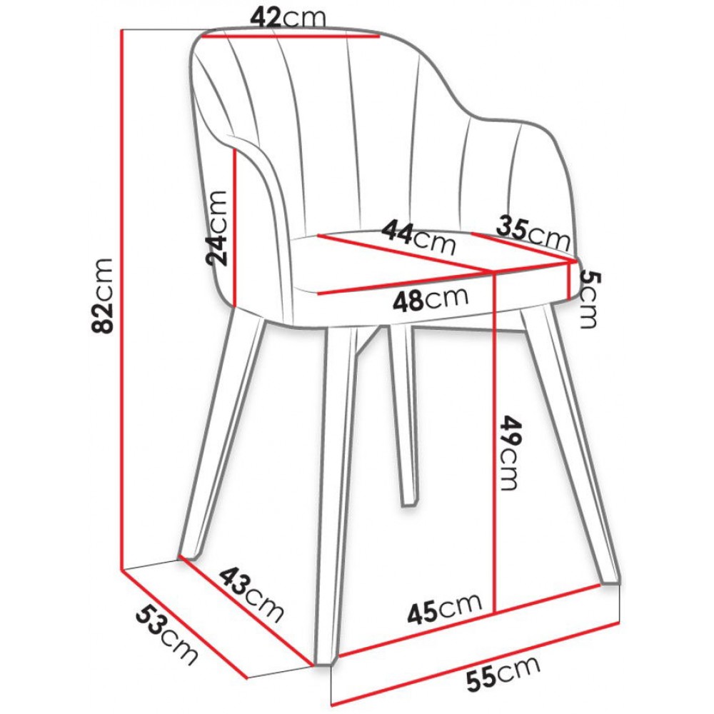 Καρέκλα Bene S105-Mple