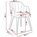 Καρέκλα Bene S105-Mple
