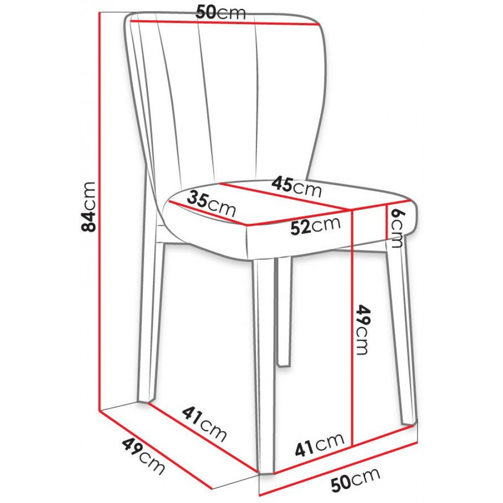 Καρέκλα Bene S106-Mauro