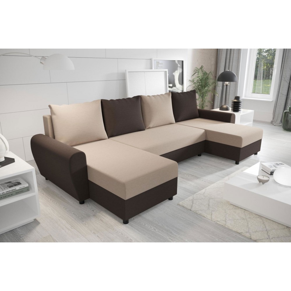 Γωνιακός καναπές Figar U-Mpez-kafe