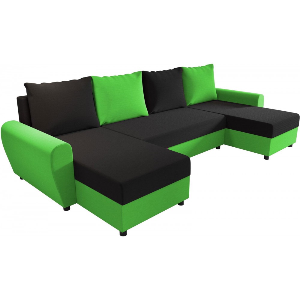 Γωνιακός καναπές Figar U-Mauro-Prasino