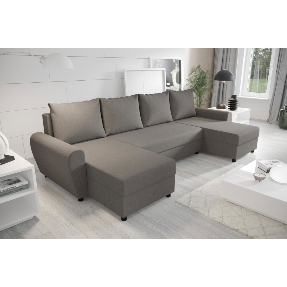 Γωνιακός καναπές Figar U-Gkri Anoixto